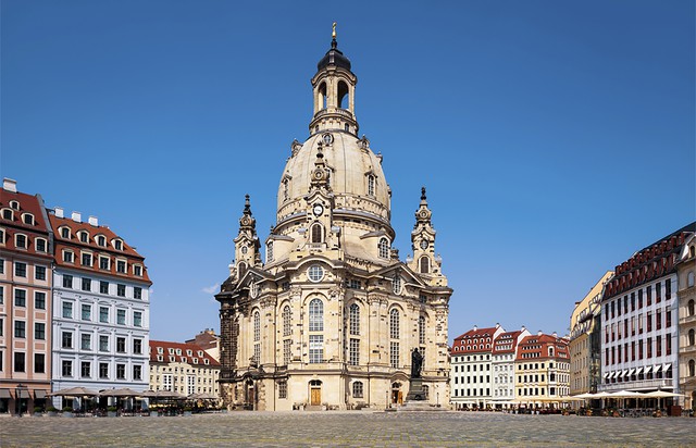 The Lutheran church Frauenkirche, the Church of Our Lady, in Dresden, Germany
