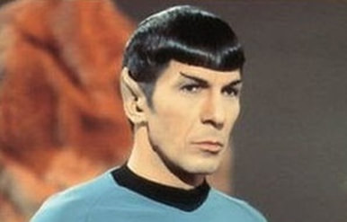 Mr. Spock looking logical