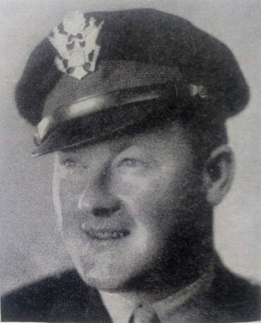 Joseph H. Weston in his Army officer's cap.