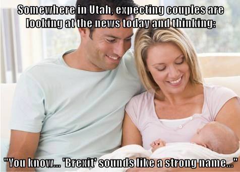 Somewhere in Utah, expecting couples are looking at the news today and thinking: 