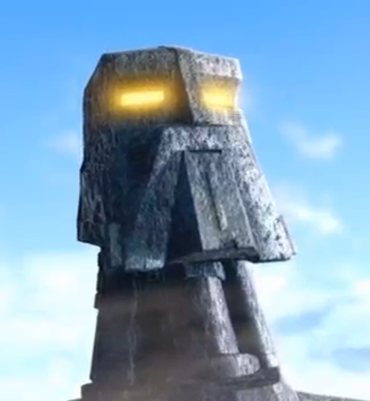 Mata Nui's robot face