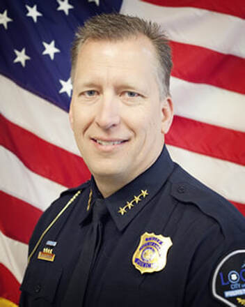 Gary Jensen, chief of the Logan City Police Department